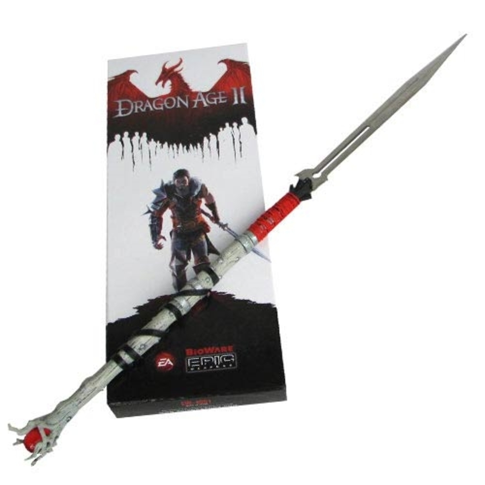 ISO DO NOT BUY Dragon Age II Red and Silver Collectible Sword